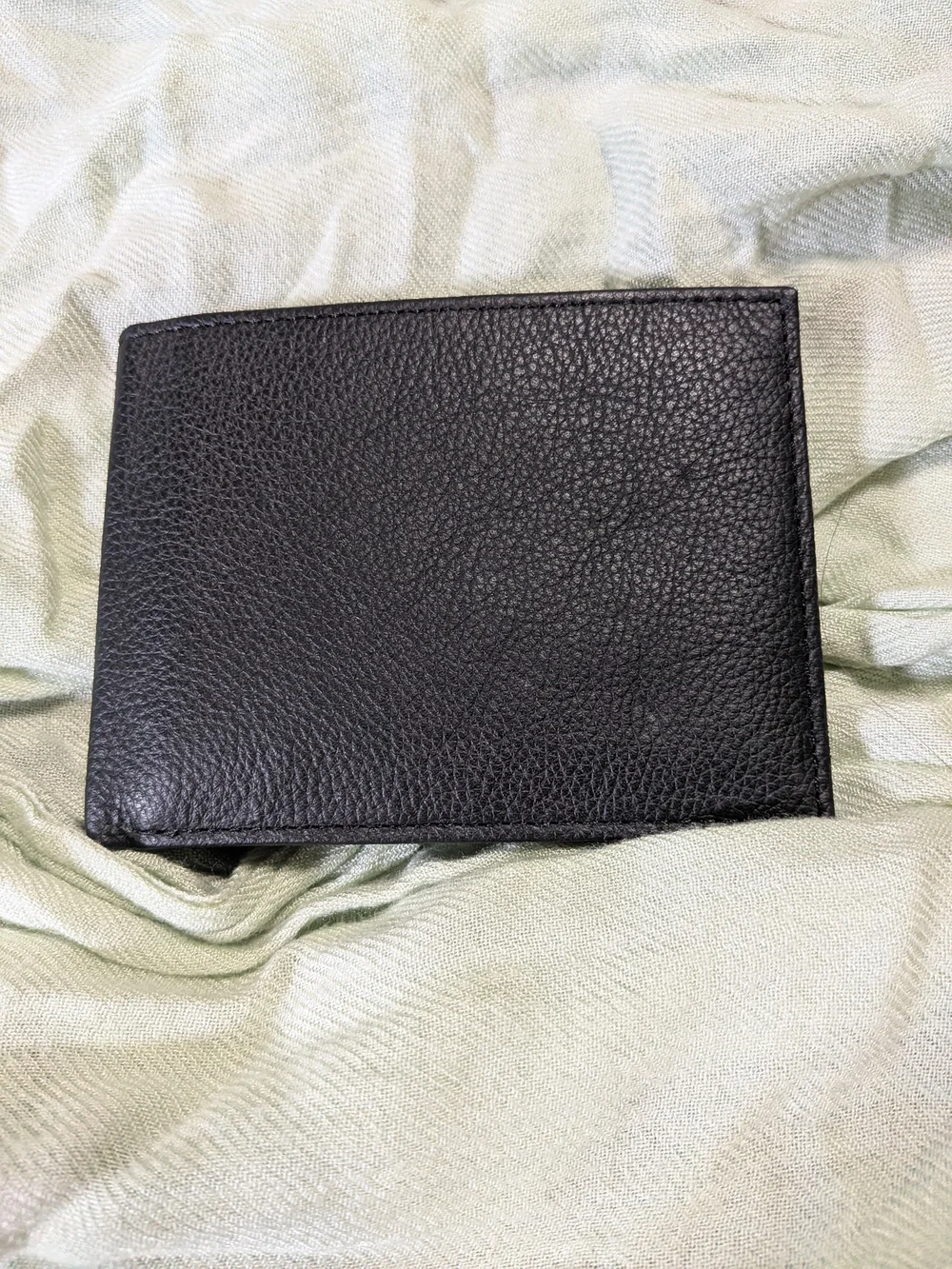 Classic Dark Brown Leather Men’s Bi-Fold Wallet Father's Day 🎁